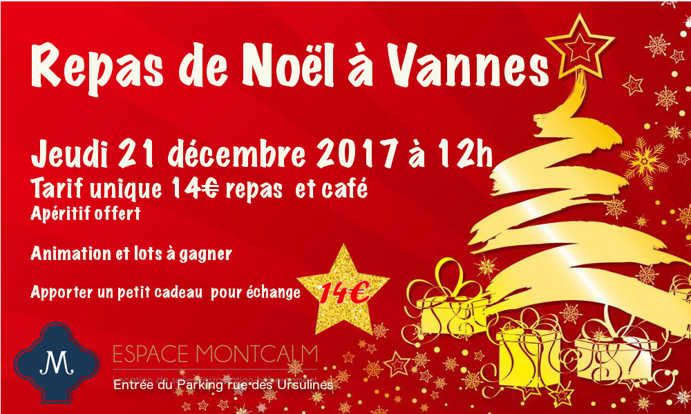 Repas de Noël : inscriptions closes - complet - Espace Montcalm